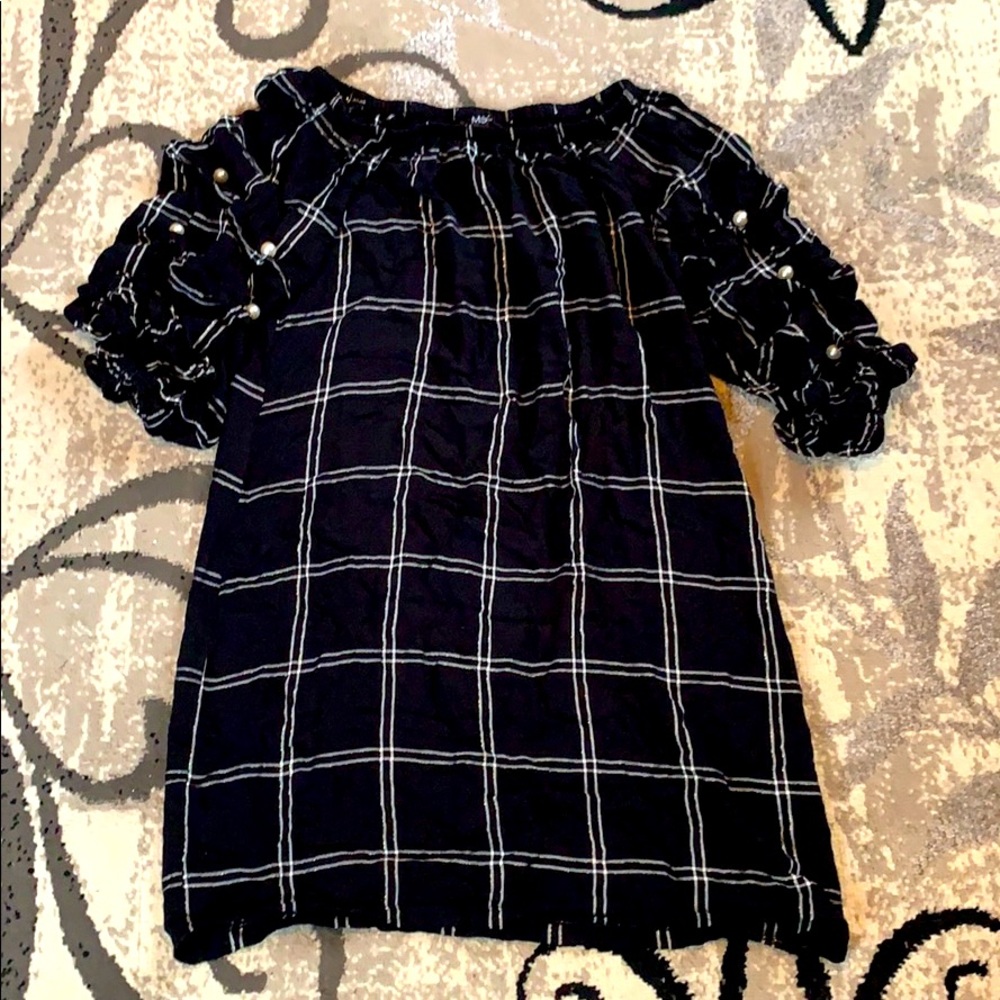 Black & white day dress